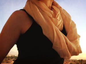 French style scarf