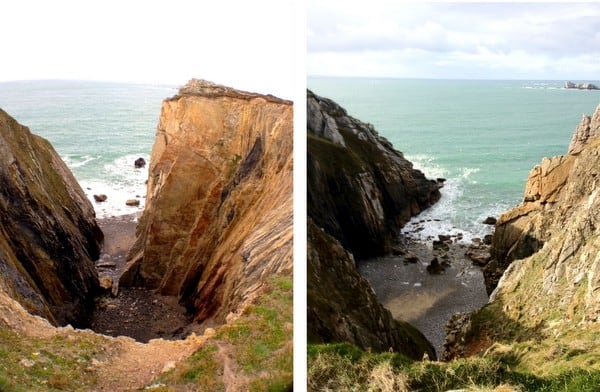 Bretagne France cliffs
