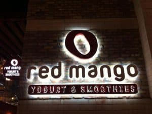 Red Mango frozen yogurt