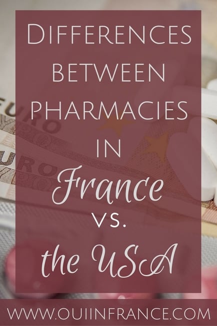 Differences between pharmacies in France and USA