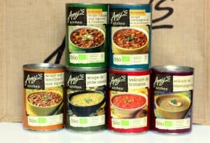 amy's kitchen soups in france