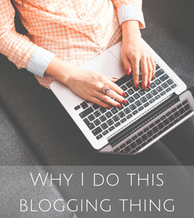 why i blog