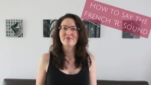 how to say the french r