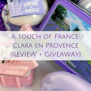 Clara en Provence{REVIEW + GIVEAWAY}