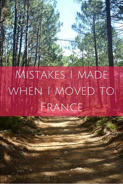 Mistakes I made when I moved to France (1)