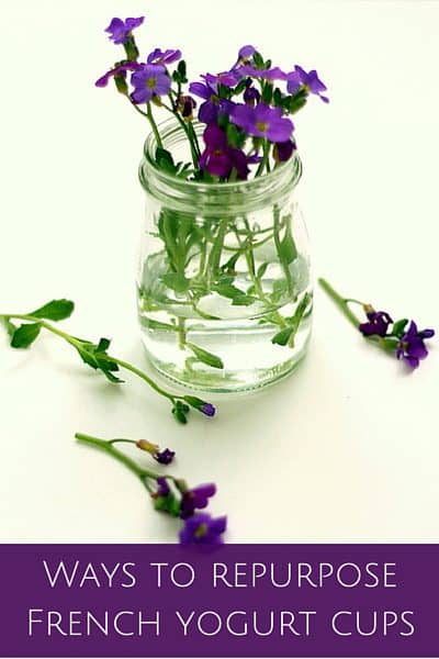 Ways to use those French glass yogurt jars