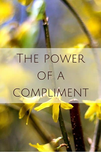 The power of a compliment