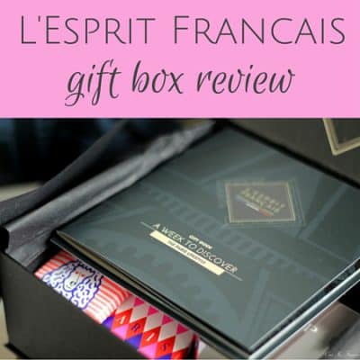L’Esprit Francais gift box for all you Paris lovers out there!