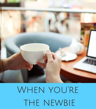 When you've been the newbie yourself (1)