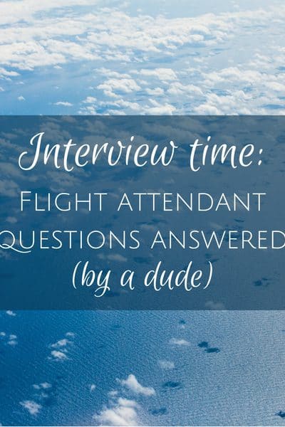 flight attendant interview