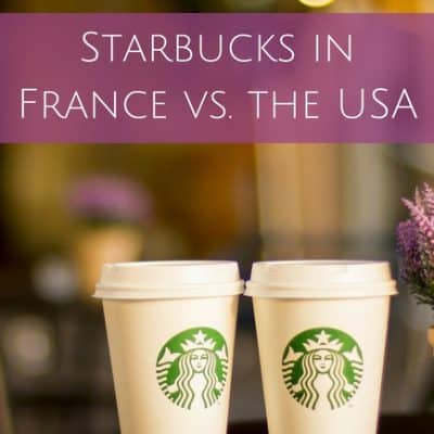BIG differences between Starbucks in France vs. the USA