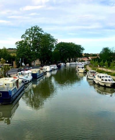 capestang canal du midi view from bridge