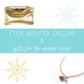 Etsy winter decor & gifts for the winter lover