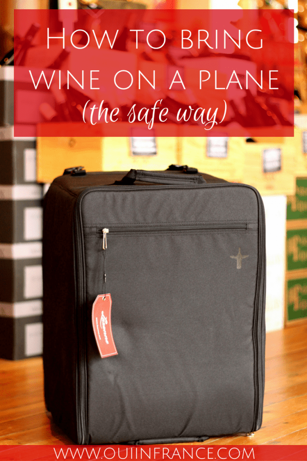 How to bring wine on a plane? A Lazenne wine suitcase