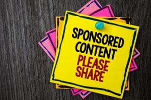 why bloggers do sponsored content