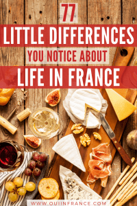 little things that are different about life in france