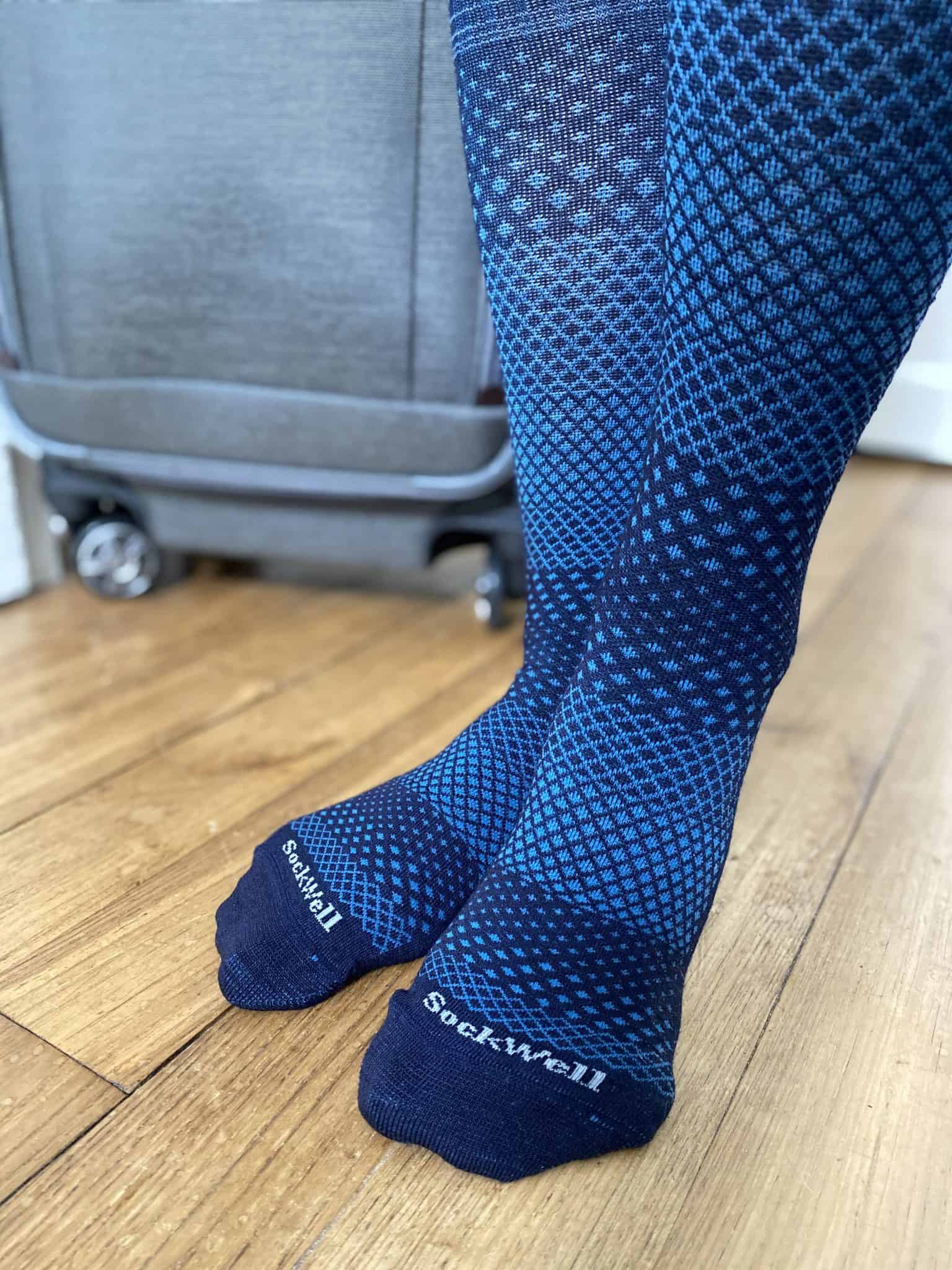 Why you should wear compression socks on long flights