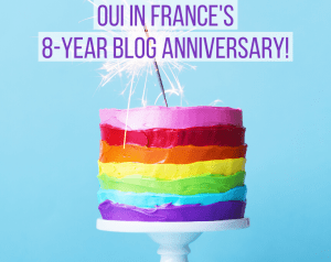 Oui In france's 8-year blog anniversary!