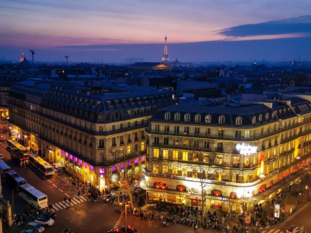 galeries lafayette rooftop best view in paris