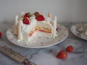 vacherin french pastry cake