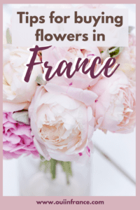 buying flowers in france