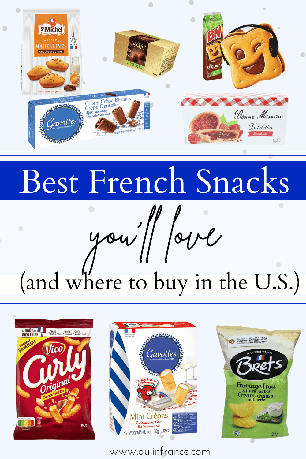 French snacks where to buy in US supermarket