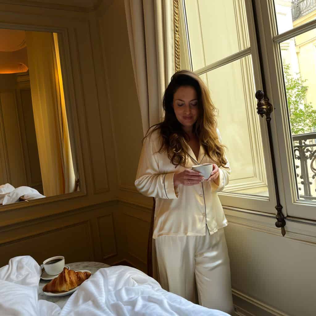 picture perfect french hotel morning