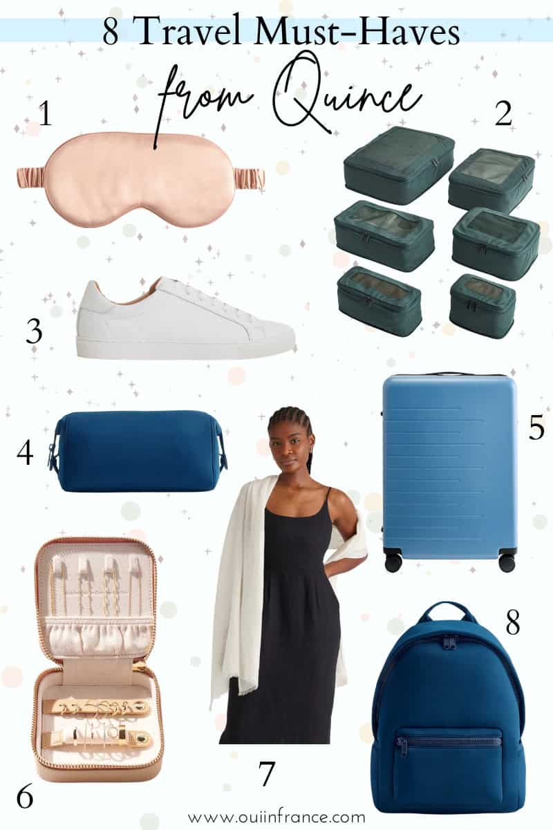 quince travel favorites suitcase organizer toiletry case